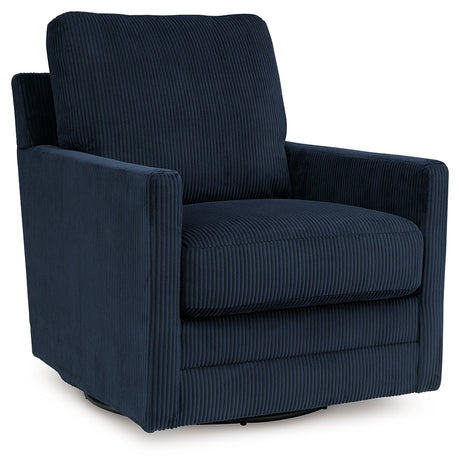 Icaman Navy Swivel Chair - A3000727