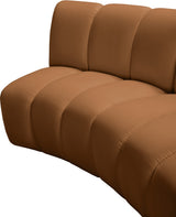 Infinity Modular 10pc. Sectional in Saddle from Meridian - Luna Furniture