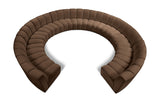 Infinity Modular 11pc. Sectional in Brown from Meridian - Luna Furniture