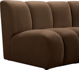 Infinity Modular 11pc. Sectional in Brown from Meridian - Luna Furniture