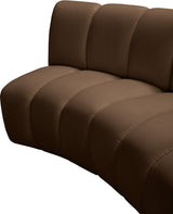 Infinity Modular 11pc. Sectional in Brown from Meridian - Luna Furniture