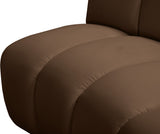 Infinity Modular 4pc. Sectional in Brown from Meridian - Luna Furniture