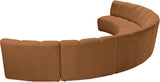 Infinity Modular 6pc. Sectional in Saddle from Meridian - Luna Furniture