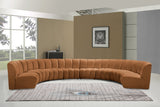 Infinity Modular 8pc. Sectional in Saddle from Meridian - Luna Furniture