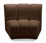 Infinity Modular Chair in Brown from Meridian - Luna Furniture