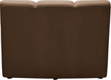 Infinity Modular Chair in Brown from Meridian - Luna Furniture