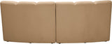 Infinity Modular Loveseat in Camel from Meridian - Luna Furniture