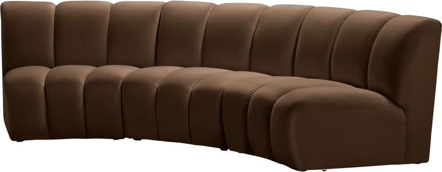 Infinity Modular Sofa in Brown from Meridian - Luna Furniture