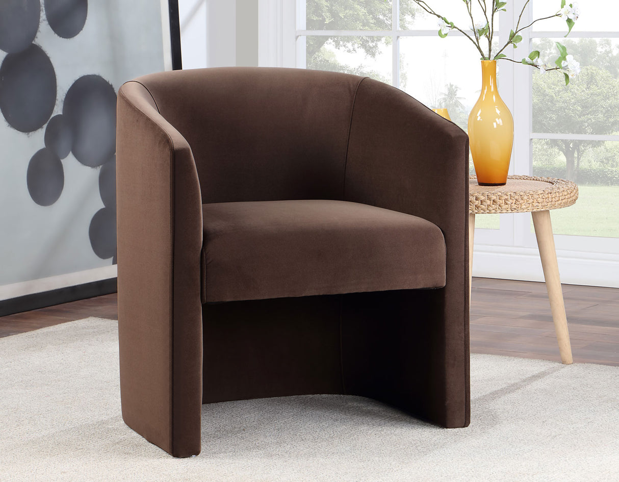 Iris Upholstered Chair, Cocoa - IR500C