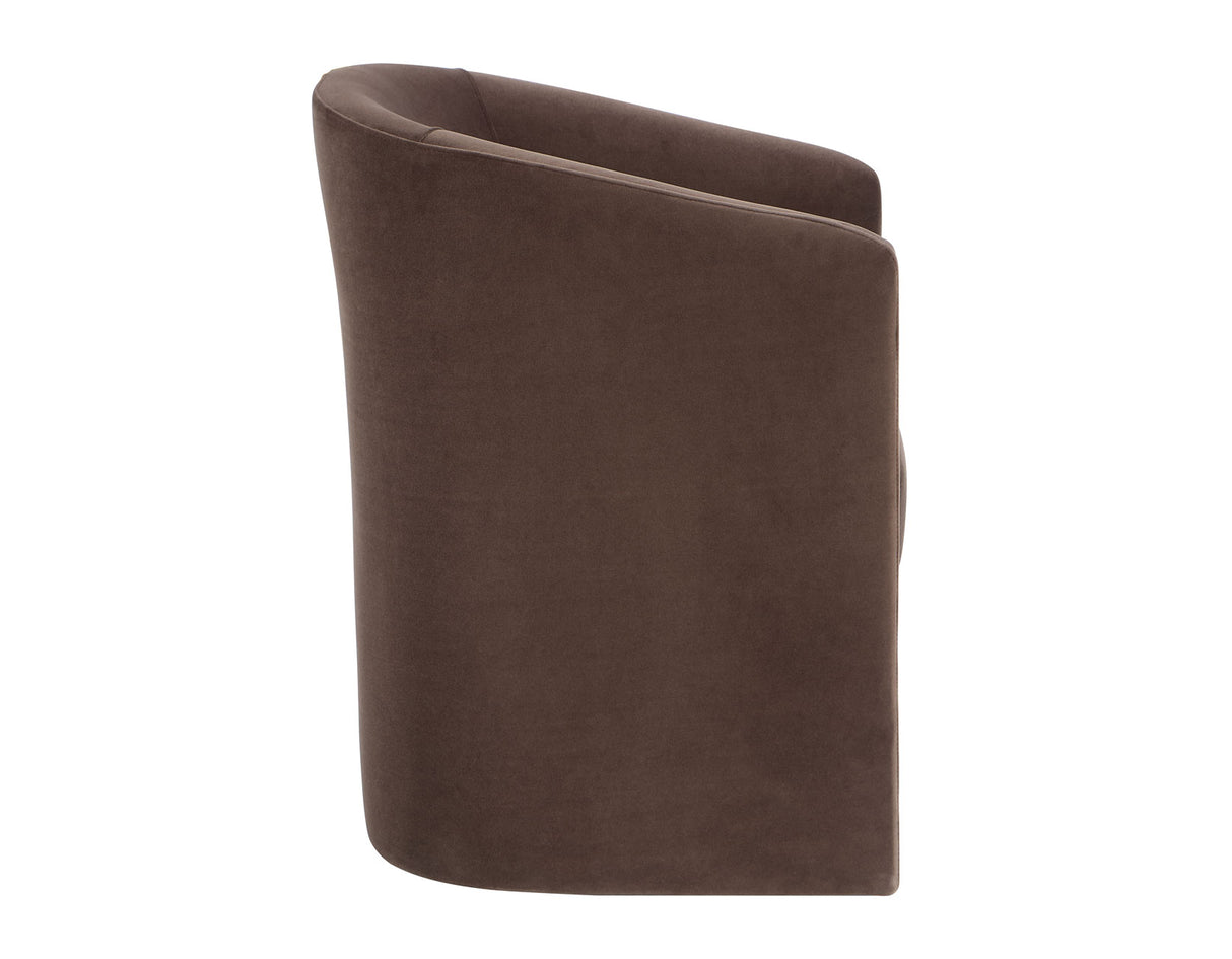 Iris Upholstered Chair, Cocoa - IR500C