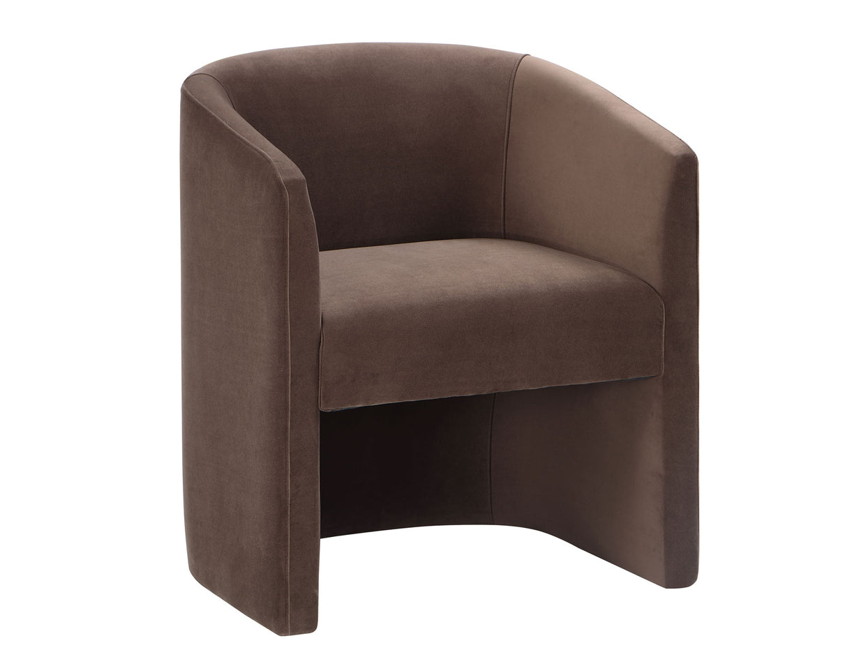 Iris Upholstered Chair, Cocoa - IR500C