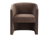 Iris Upholstered Chair, Cocoa - IR500C