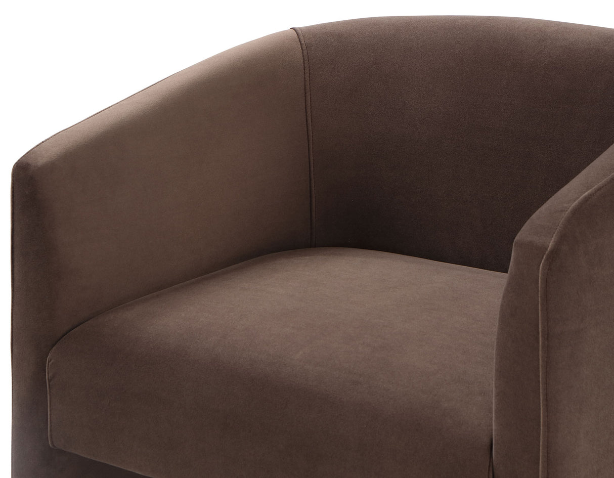 Iris Upholstered Chair, Cocoa - IR500C