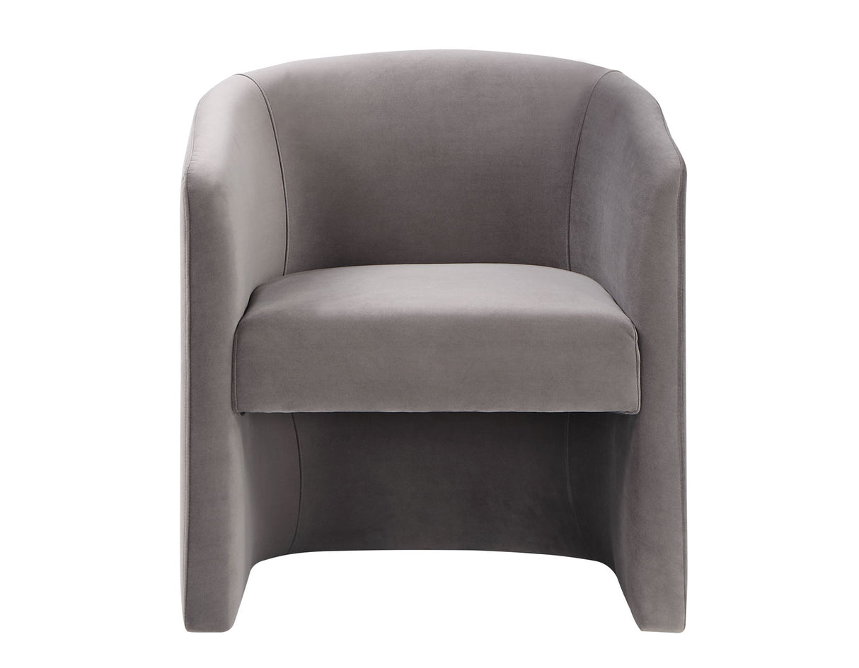 Iris Upholstered Chair, Fog - IR500F