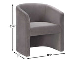 Iris Upholstered Chair, Fog - IR500F