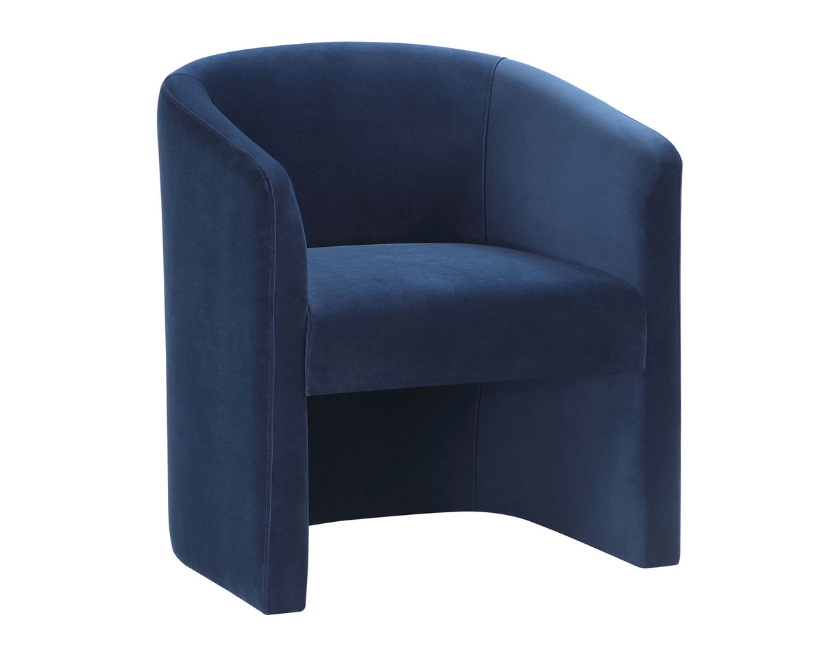 Iris Upholstered Chair, Indigo - IR500B