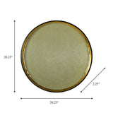 Iron, 20"circle Wall Deco,green from Sagebrook Home - Luna Furniture