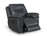 Isabella Manual Glider Recliner, Grey from Steve Silver - Luna Furniture