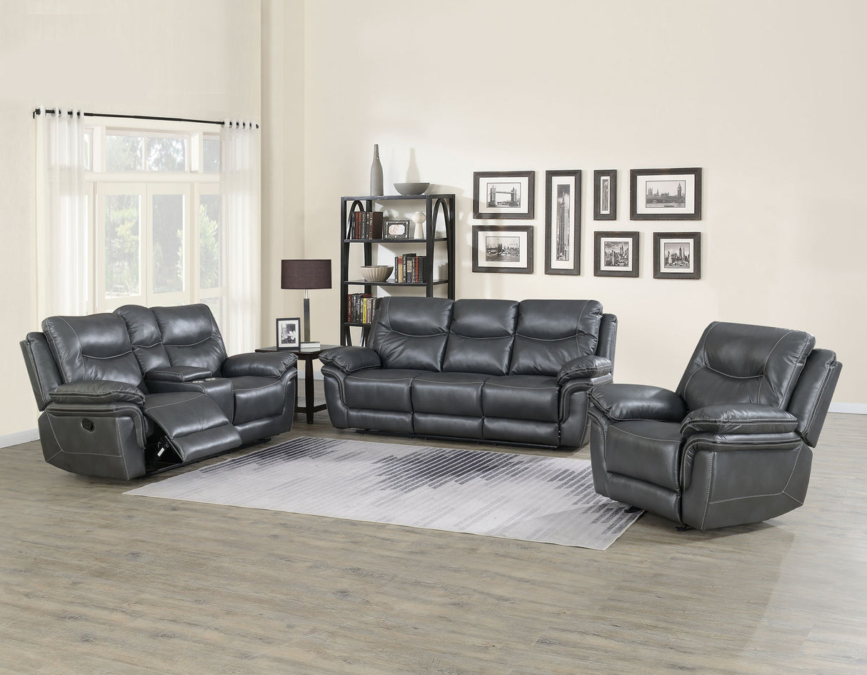 Isabella Manual Glider Recliner, Grey from Steve Silver - Luna Furniture