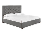 Isadora King Bed, Gray from Steve Silver - Luna Furniture