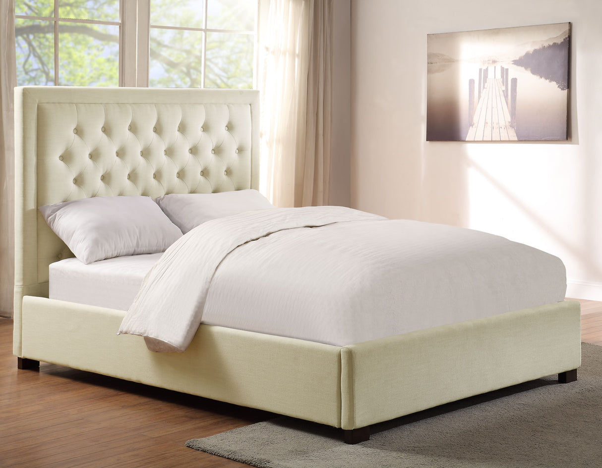 Isadora Queen Bed, White from Steve Silver - Luna Furniture