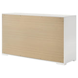 Ives 6-drawer Dresser Cabinet White High Gloss from Coaster - Luna Furniture