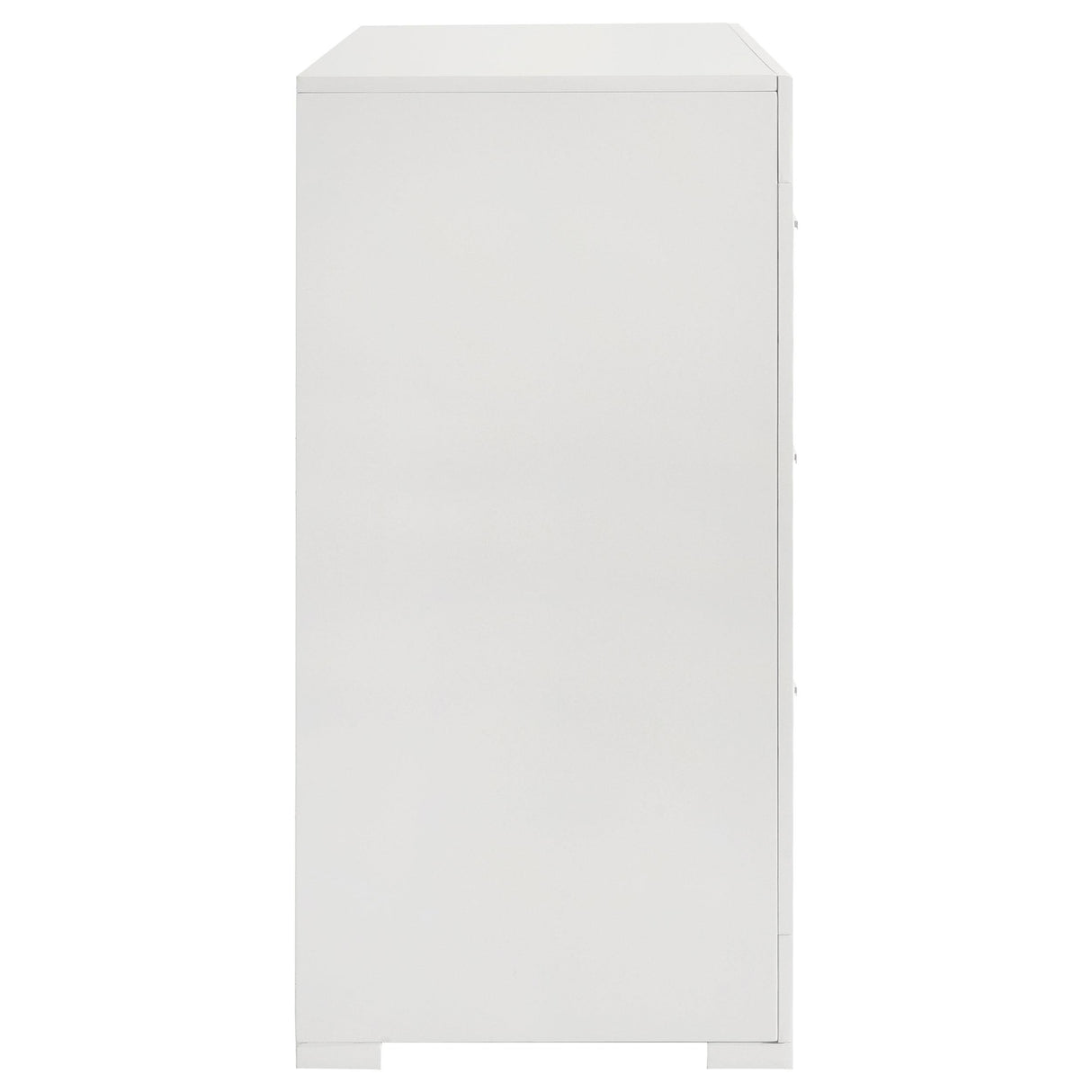 Ives 6-drawer Dresser Cabinet White High Gloss from Coaster - Luna Furniture