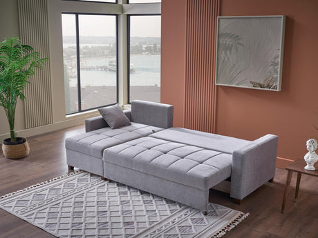 Ivy Sectional (Koopsi Basic Gray) 3 Pieces - 20IVY5K00300003