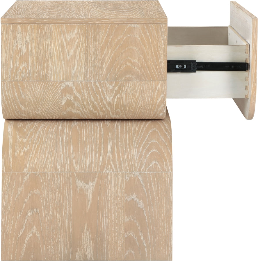 Jace Night Stand in Natural from Meridian - Luna Furniture