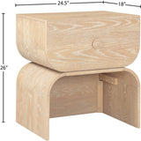 Jace Night Stand in Natural from Meridian - Luna Furniture