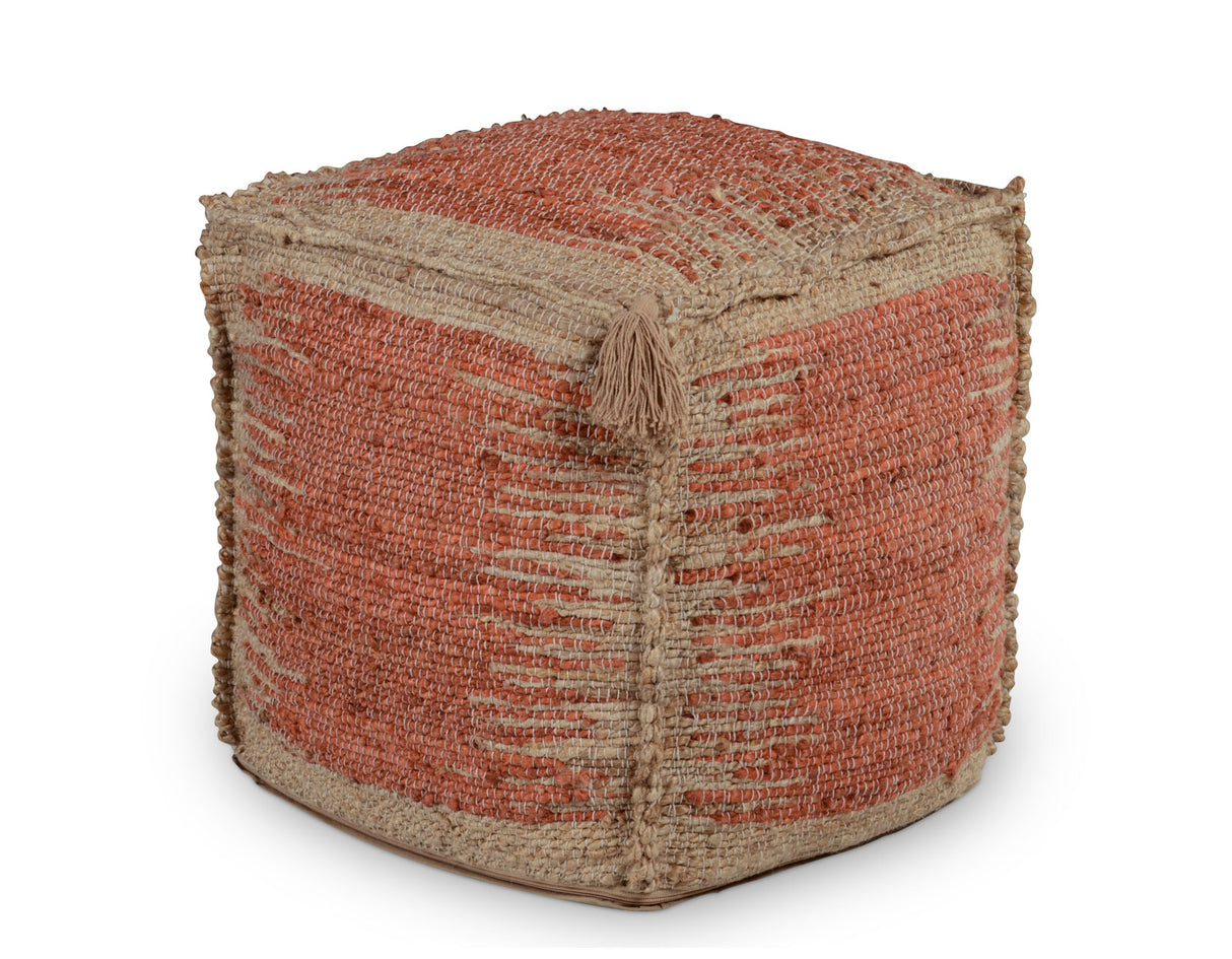 Jafar Handwoven Pouf from Steve Silver - Luna Furniture