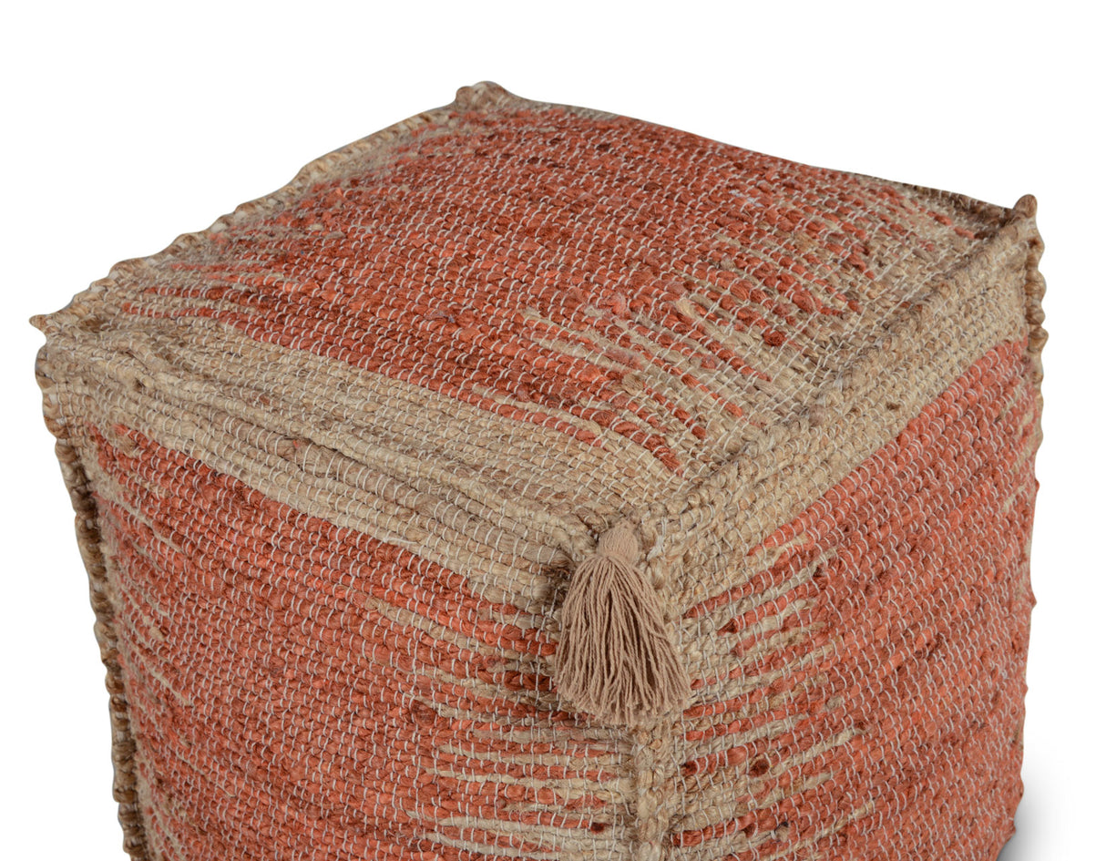 Jafar Handwoven Pouf from Steve Silver - Luna Furniture