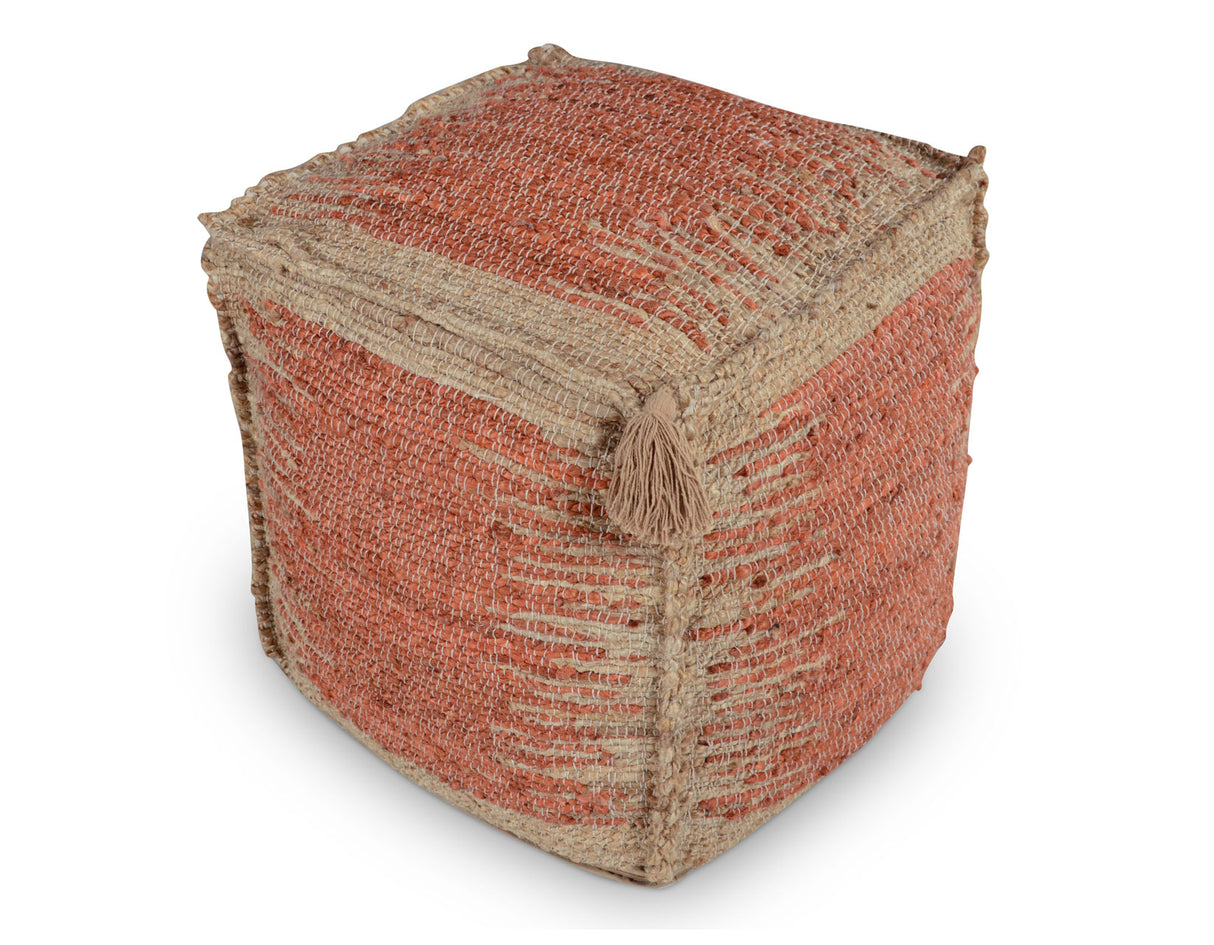 Jafar Handwoven Pouf from Steve Silver - Luna Furniture