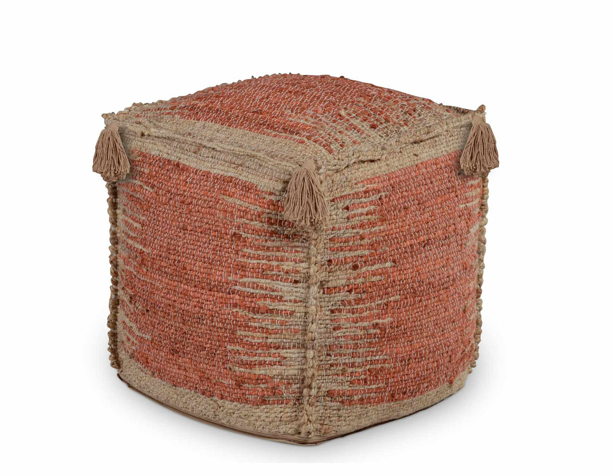 Jafar Handwoven Pouf from Steve Silver - Luna Furniture