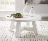 Jallison Coffee Table with 2 End Tables in Off White from Ashley - Luna Furniture