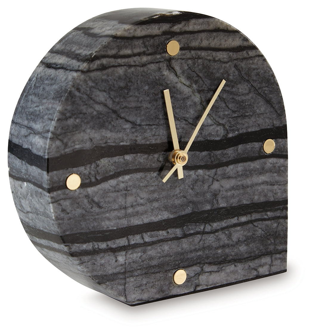 Janmour Black Table Clock (Set of 2) - A2000661