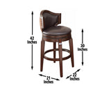 Jasper 30″ Bar Stool, Swivel, Set of 2 - JR300BCC