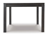 Jeanette Dining Table and 4 Chairs in Black - PKG000193