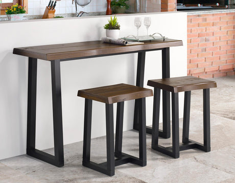 Jennings 3-Piece Counter Dining Set(Bar & 2 Counter Stools) - SET | JN200B | JN200ST(2)