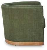 Jersonlow Forest Green Swivel Chair - A3000696