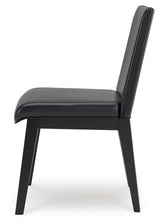 Jettaya Black/White Dining Chair, Set of 2 - D494-01