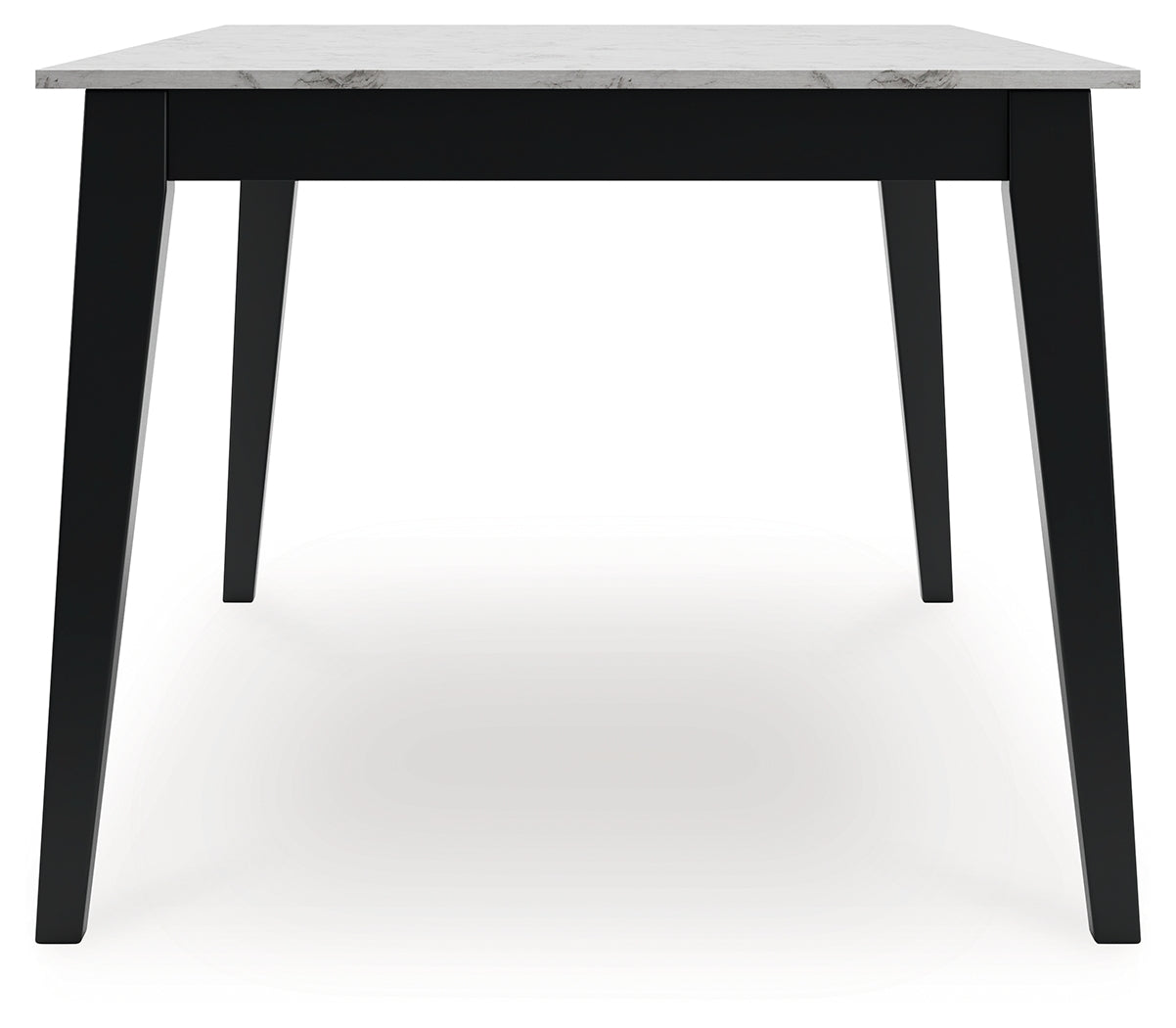 Jettaya Black/White Dining Table - D494-25