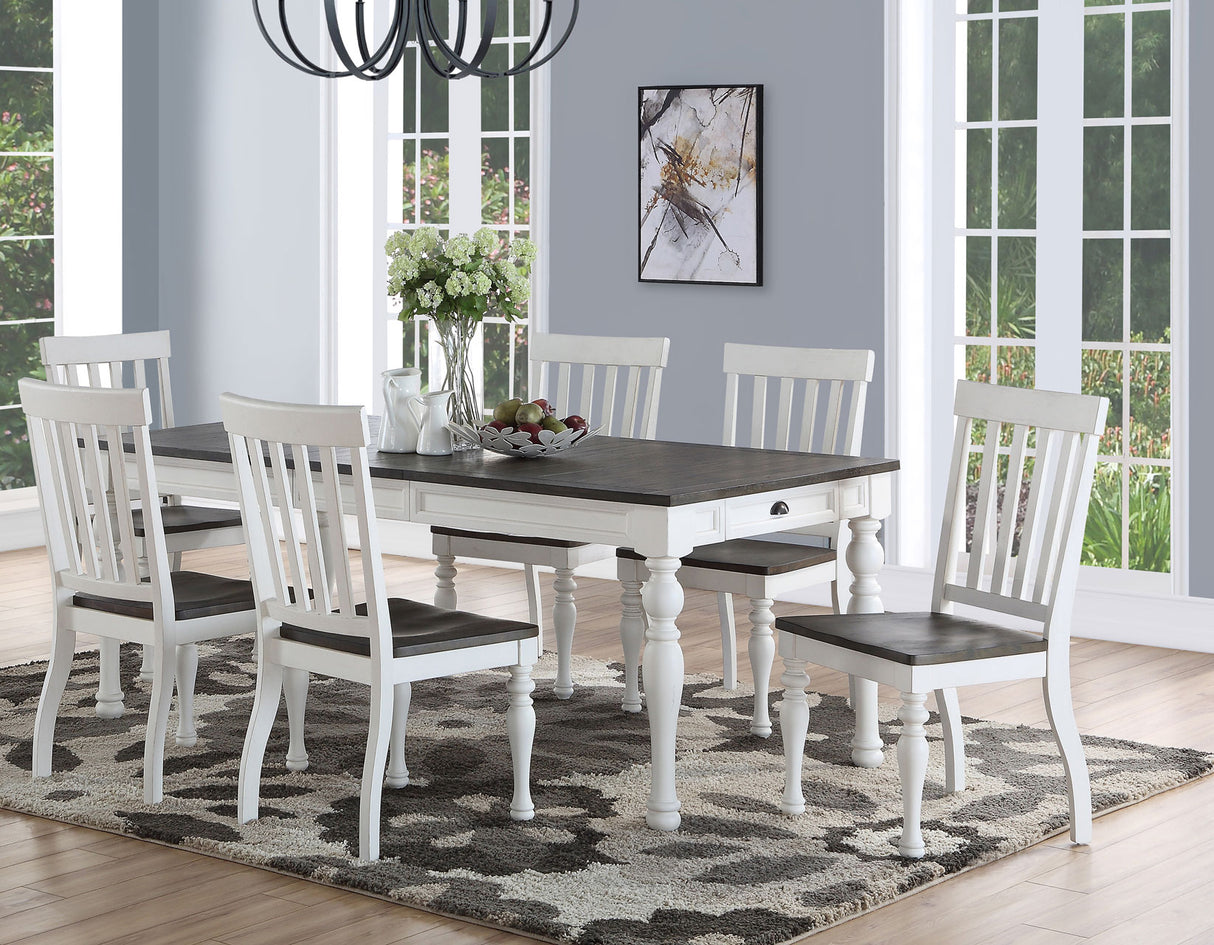 Joanna 64-80 inch Dining Table w/ 16″Leaf from Steve Silver - Luna Furniture