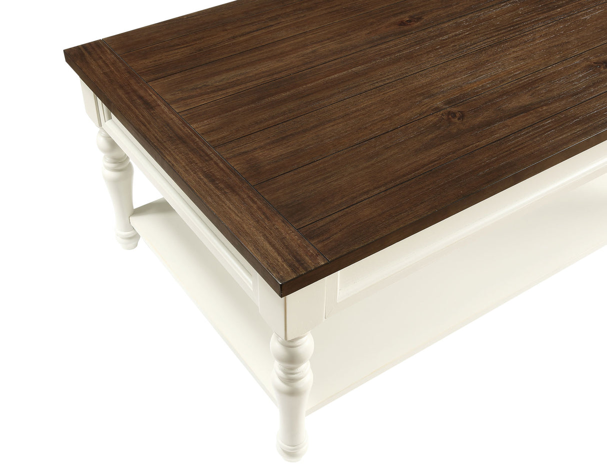 Joanna Coffee Table with Casters from Steve Silver - Luna Furniture