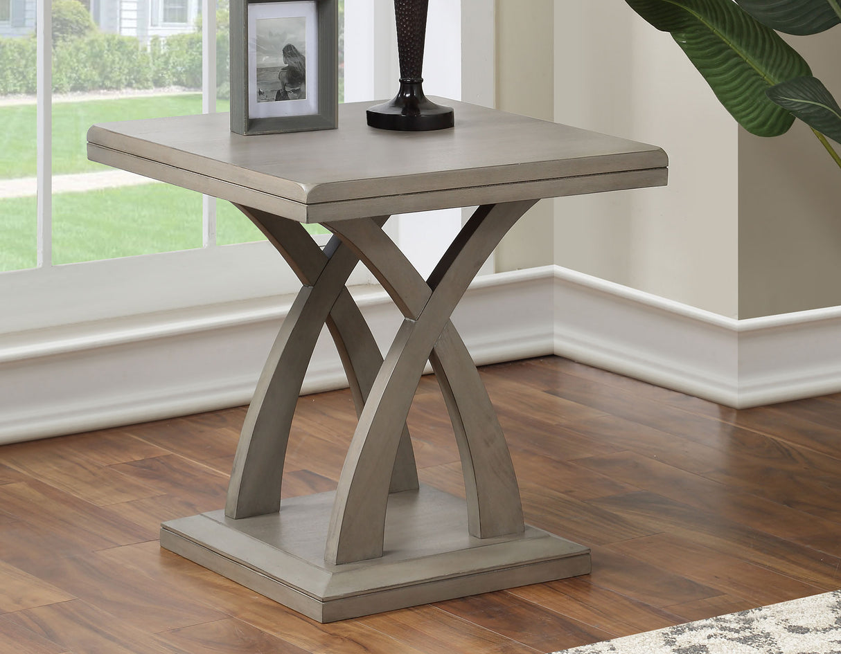 Jocelyn End Table, Grey from Steve Silver - Luna Furniture