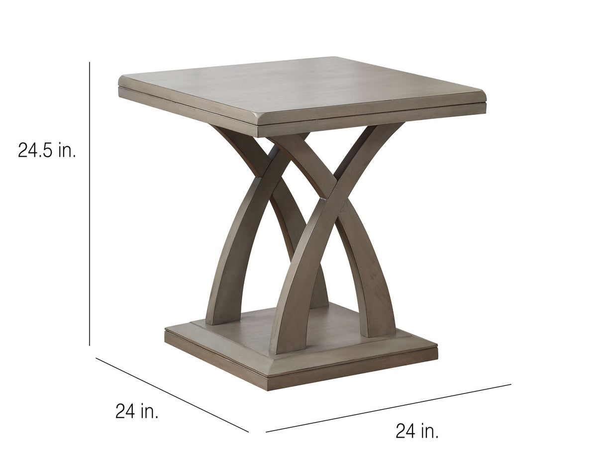 Jocelyn End Table, Grey from Steve Silver - Luna Furniture