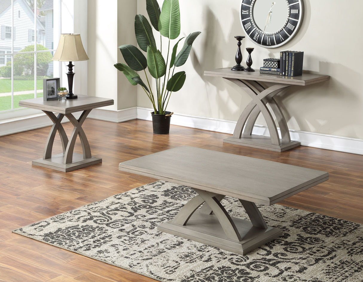 Jocelyn End Table, Grey from Steve Silver - Luna Furniture