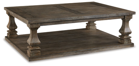 Johnelle Coffee Table with 1 End Table in Gray from Ashley - Luna Furniture