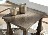 Johnelle Coffee Table with 1 End Table in Gray from Ashley - Luna Furniture