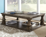 Johnelle Coffee Table with 1 End Table in Gray from Ashley - Luna Furniture